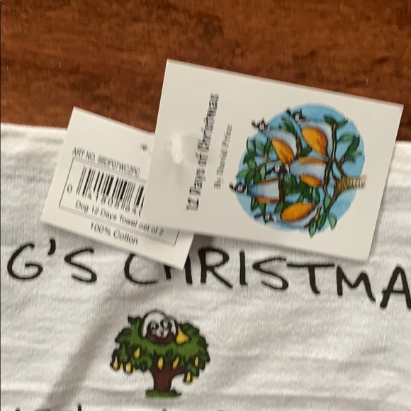 Twelve Days Of Dog Lovers Christmas Dish Towel - Picture 2 of 6